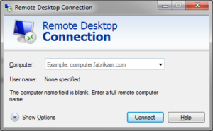 Enabling Remote Desktop